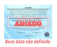 AUDIÊNCIA PÚBLICA ADIADA 