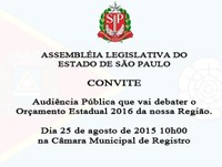 Audiência Pública do Estado de São Paulo