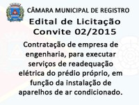 Edital de Licitação CONVITE 02/2015