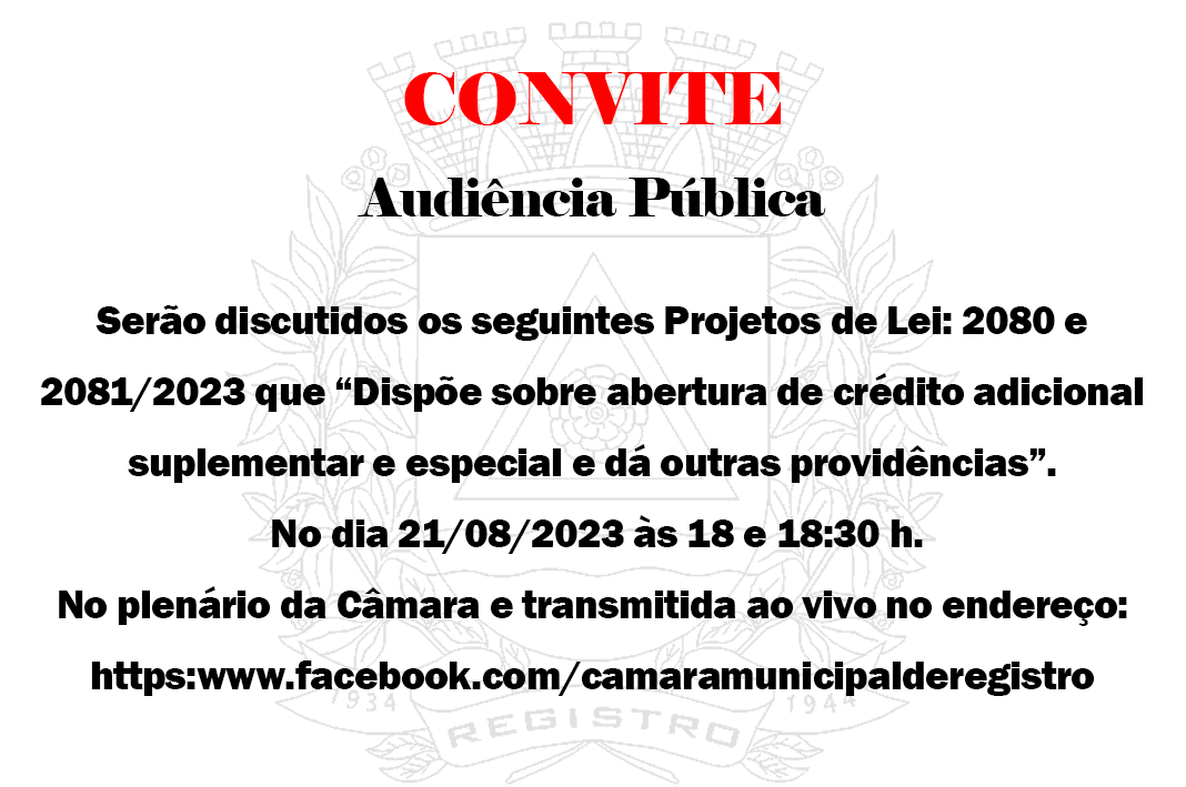 Audiência Pública