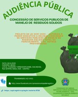 Audiência Pública - CONCESSÃO DE SERVIÇOS DE MANEJO DE RESÍDUOS SÓLIDOS 