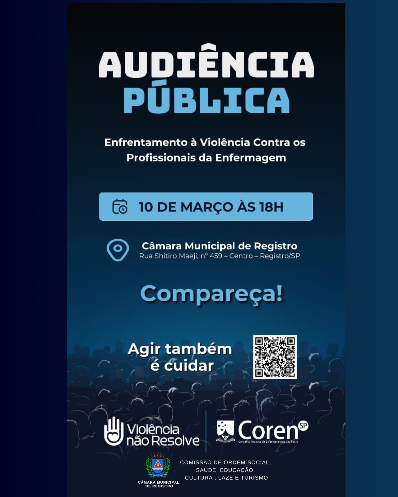 Audiência Pública - "Enfrentamento à Violência contra profissionais de enfermagem"
