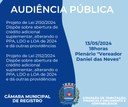 Audiência Pública - PL 2150/2024 e PL 2152/2024