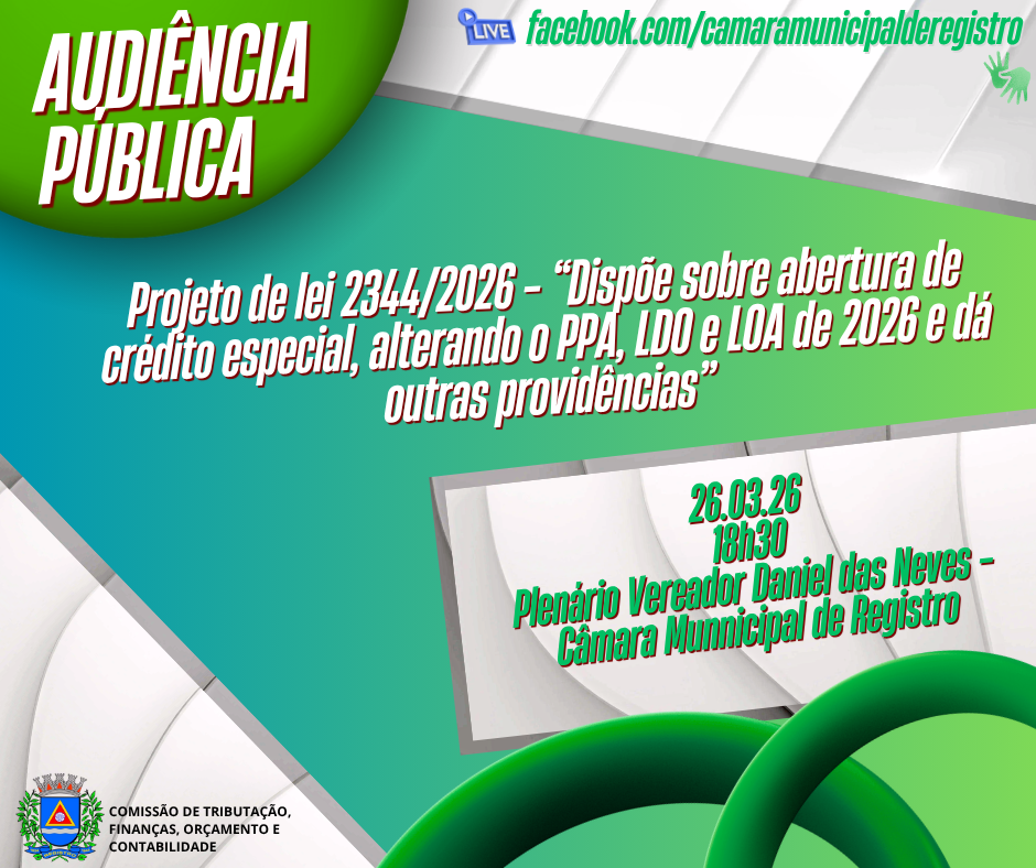 Audiência Pública - PL 2344/2026