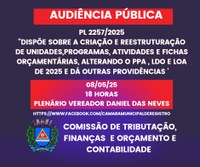 Audiência Pública - Projeto de Lei  2257/2025