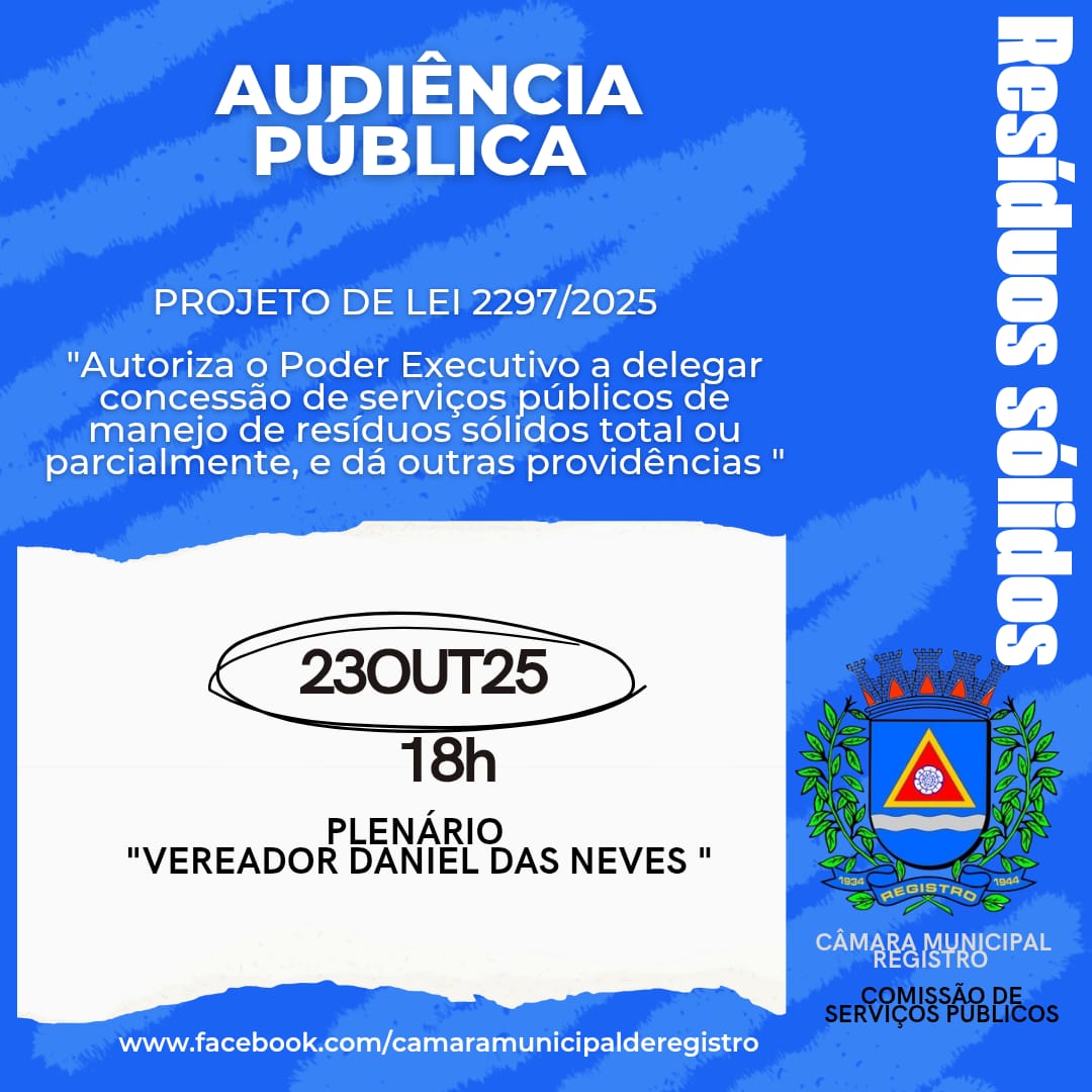 Audiência Pública - Resíduos Sólidos