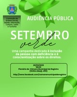 Audiência Pública "Setembro Verde"