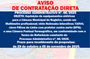 AVISO DE CONTRATAÇÃO DIRETA - PROCESSO ADMINISTRATIVO N° 66/2025