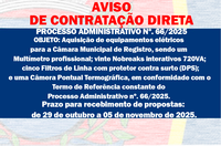 AVISO DE CONTRATAÇÃO DIRETA - PROCESSO ADMINISTRATIVO N° 66/2025