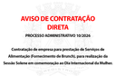 AVISO DE CONTRATAÇÃO DIRETA - PROCESSO ADMINISTRATIVO Nº 10/2026
