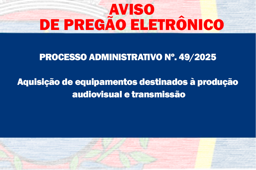 AVISO DE PREGÃO ELETRÔNICO