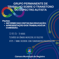 REUNIÃO DO GRUPO PERMANENTE DE TRABALHO SOBRE O TEA